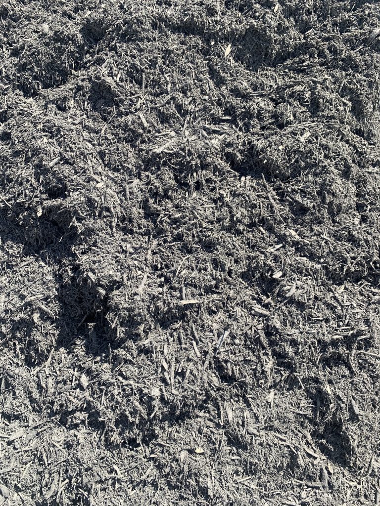 Dyed Black Triple Shredded Mulch Triple R Landscaping