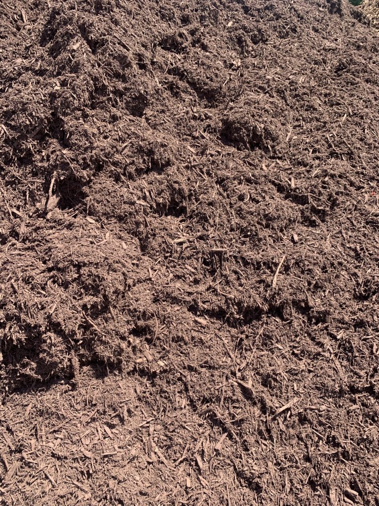 Dyed Brown Triple Shredded Mulch Triple R Landscaping