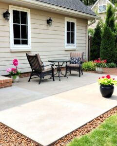 extend existing concrete patio