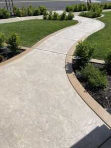 concrete walkways