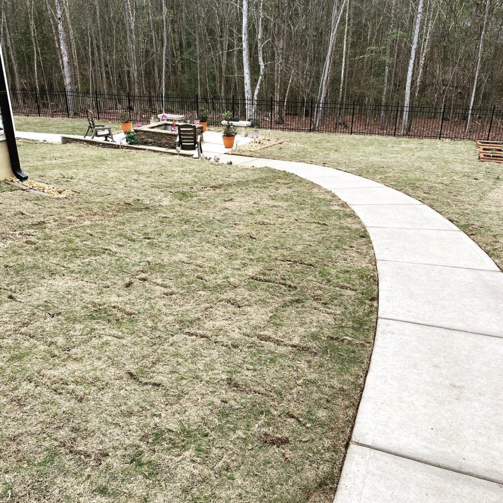 sod installation complete