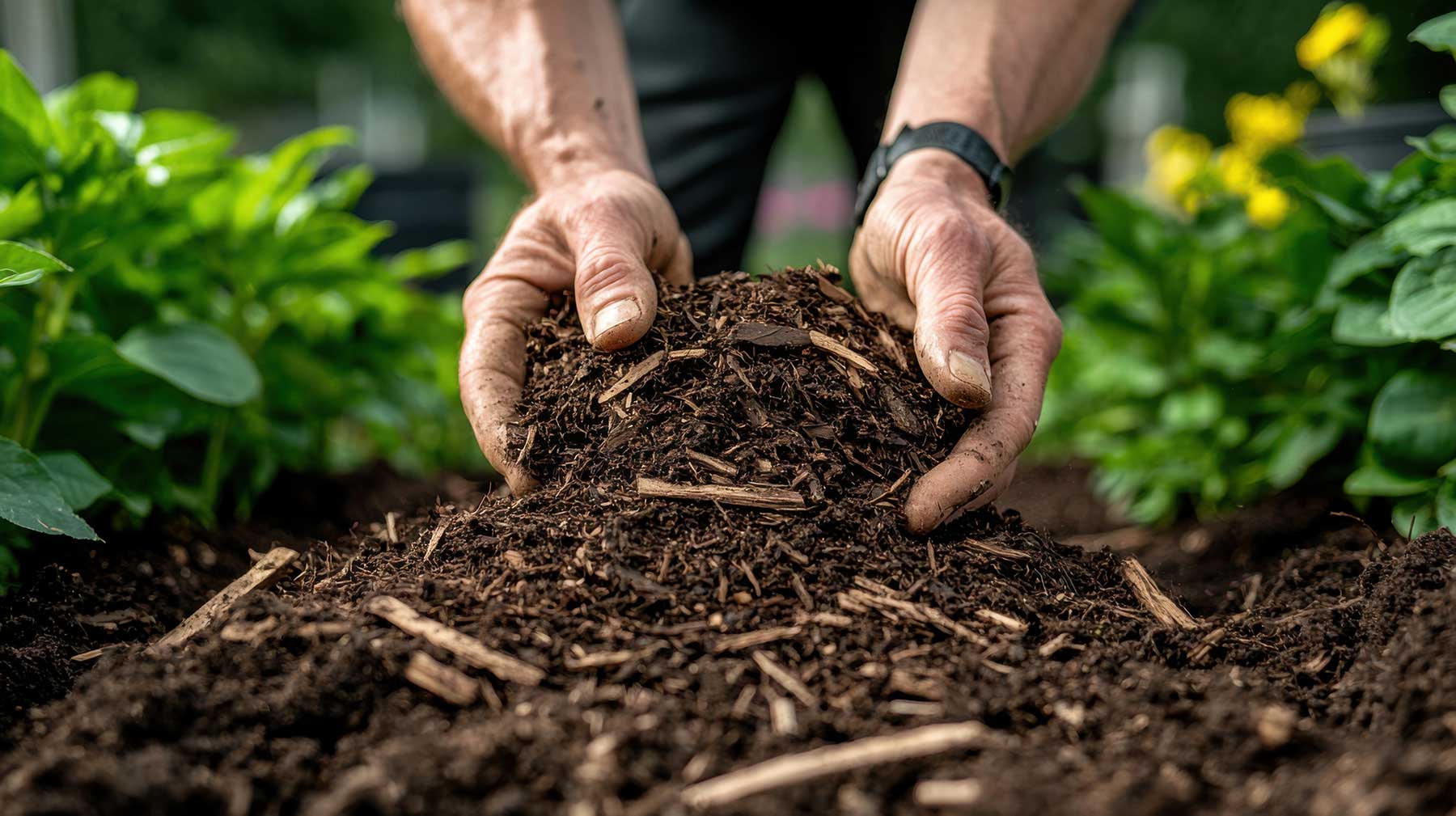 Mulch for delivery. Order online in the Raleigh area. Wake and Johnston County.